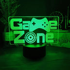 3D LED Lamp | Laser-Engraved Acrylic & 16 Colors