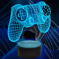 3D LED Lamp | Laser-Engraved Acrylic & 16 Colors