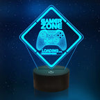 3D LED Lamp | Laser-Engraved Acrylic & Touch Remote Control
