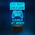 3D LED Lamp | Laser-Engraved Acrylic & Touch Remote Control