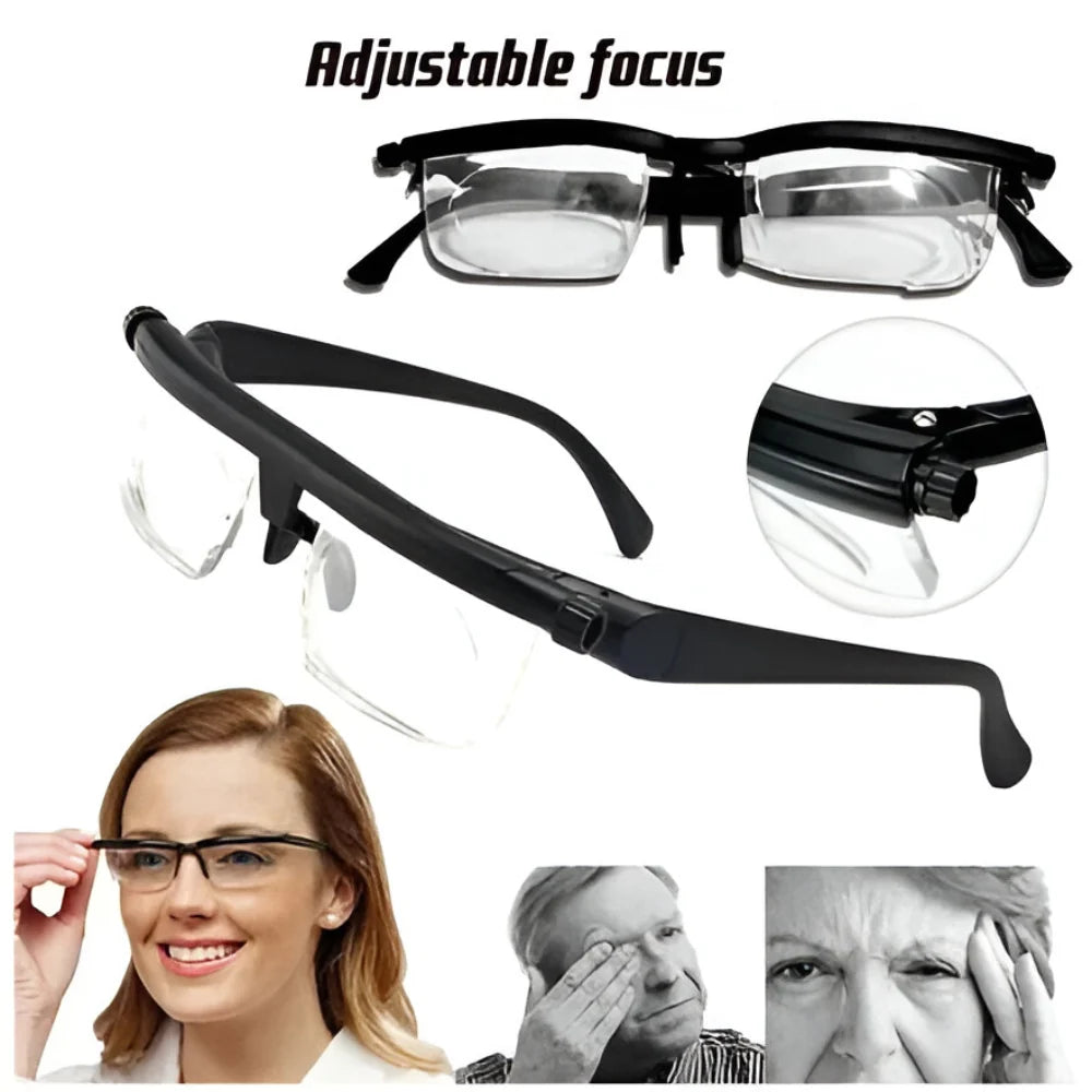 Adjustable Focus Glasses | No Prescription Needed & Impact-Resistant Lenses