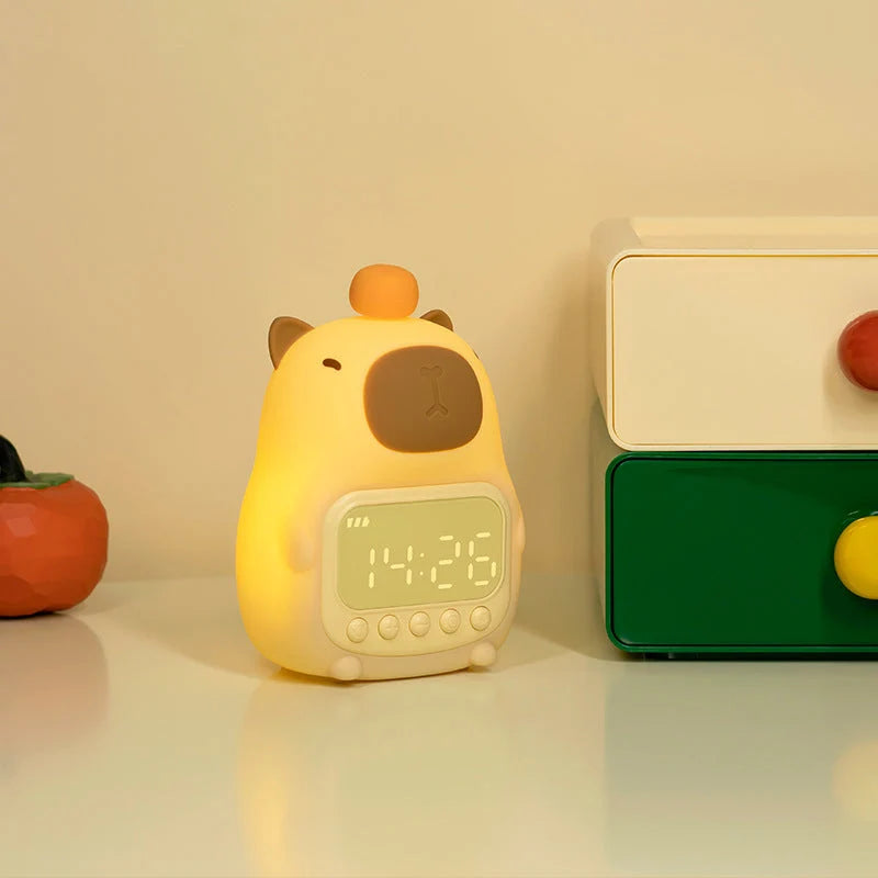 Alarm Clock & Bedside Lamp | Dimmable Light | Rechargeable