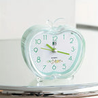 Alarm Clock | Quiet Sweep & Night Light | Crystal Apple Design