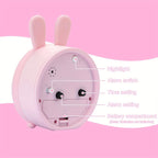 Alarm Clock | Silent Operation & Night Light | Cute Bunny Design