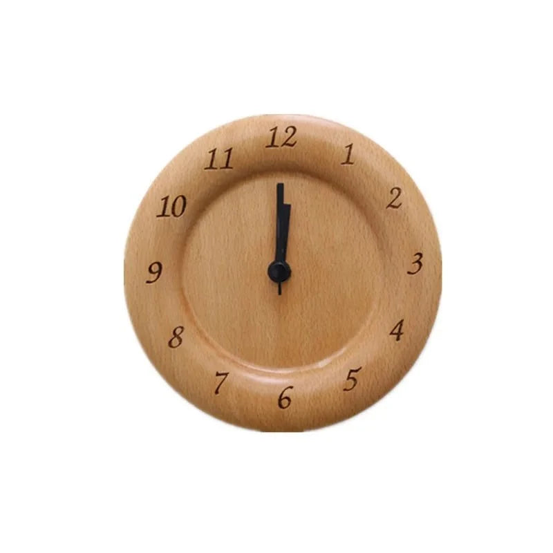 Alarm Clock | Solid Beech Wood & Silent Movement