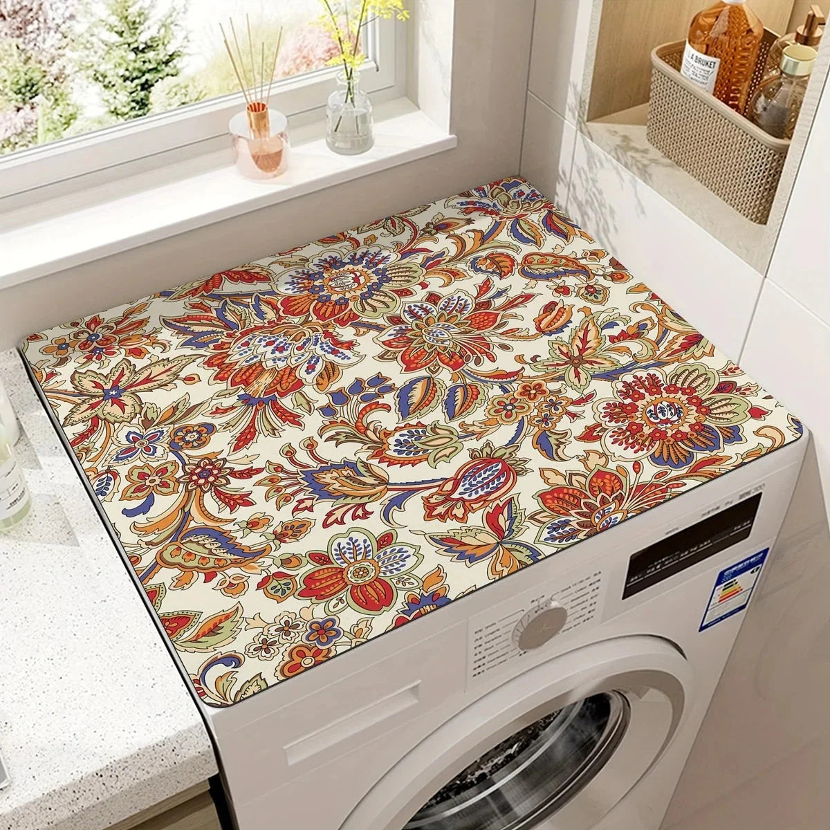 Appliance Mat | Diatomaceous Earth & Mandala Pattern | Surface Protection