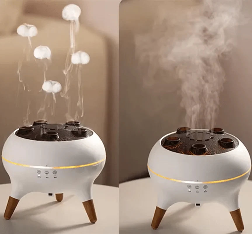 Aroma Diffuser | Cloud-Mist Effect & LED Light