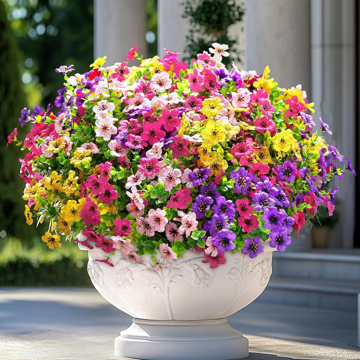 Artificial Flowers | UV-Resistant & Colorfast | 120-480 Pieces