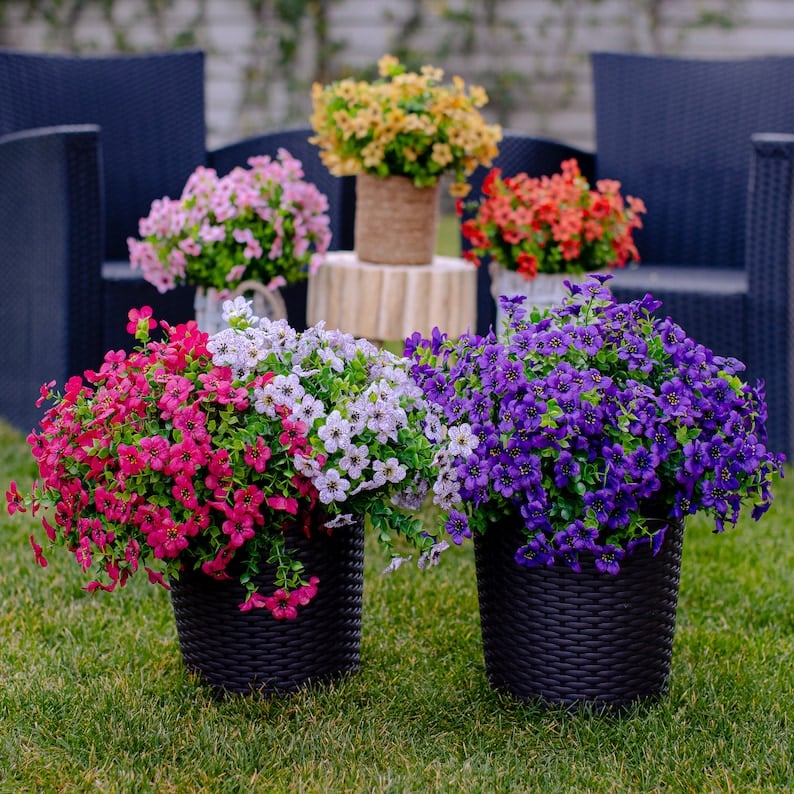 Artificial Flowers | UV-Resistant & Colorfast | 120-480 Pieces