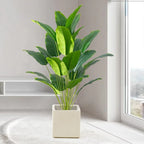 Artificial Plant | Resin & Large-Leaf Tropical | Indoor & Outdoor