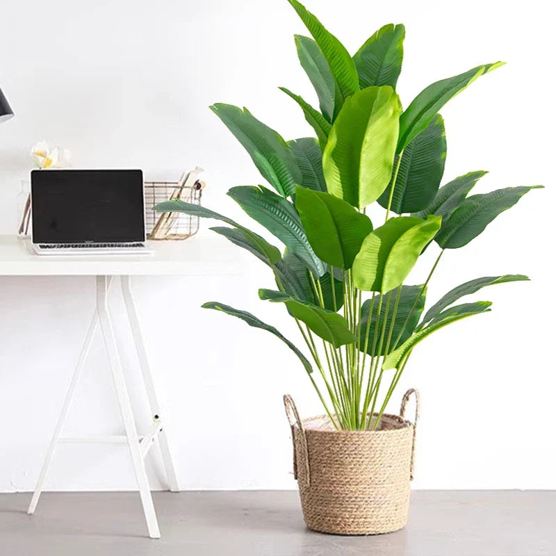 Artificial Plant | Resin & Large-Leaf Tropical | Indoor & Outdoor