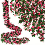 Artificial Rose Garland | Silk Roses & Long-Lasting | 230 cm