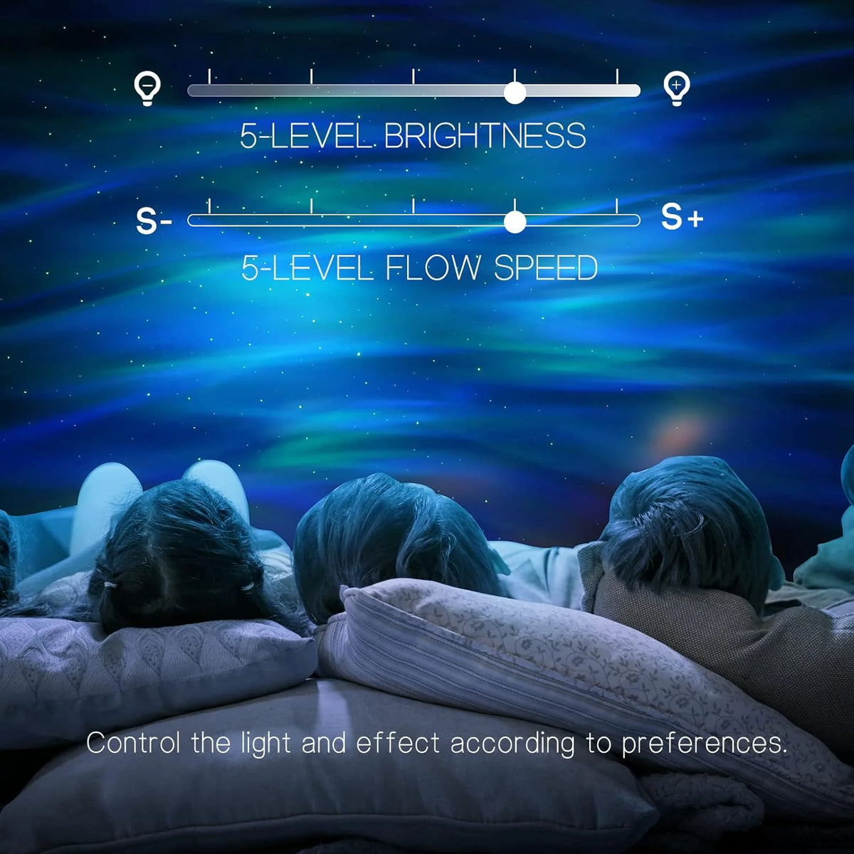 Aurora Projector | Northern Lights & Star Effects | Bluetooth Speaker