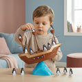 Balancing Game | Wobbly Base & Wooden Pieces | Ages 3+
