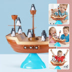 Balancing Game | Wobbly Base & Wooden Pieces | Ages 3+