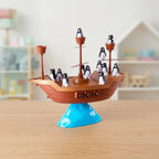 Balancing Game | Wobbly Base & Wooden Pieces | Ages 3+
