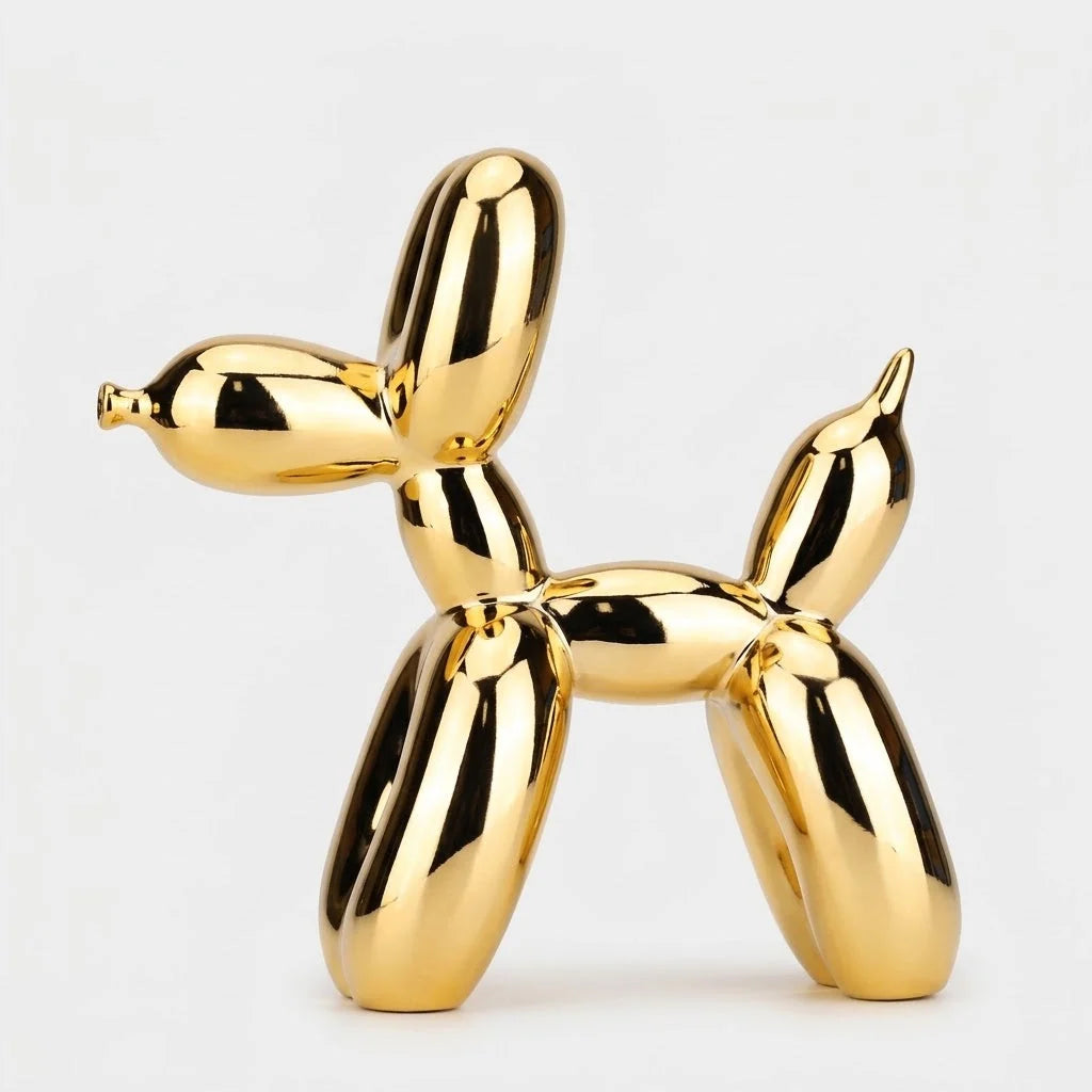 Balloon Dog Sculpture | Glossy Resin Pop-Art | 3 Sizes
