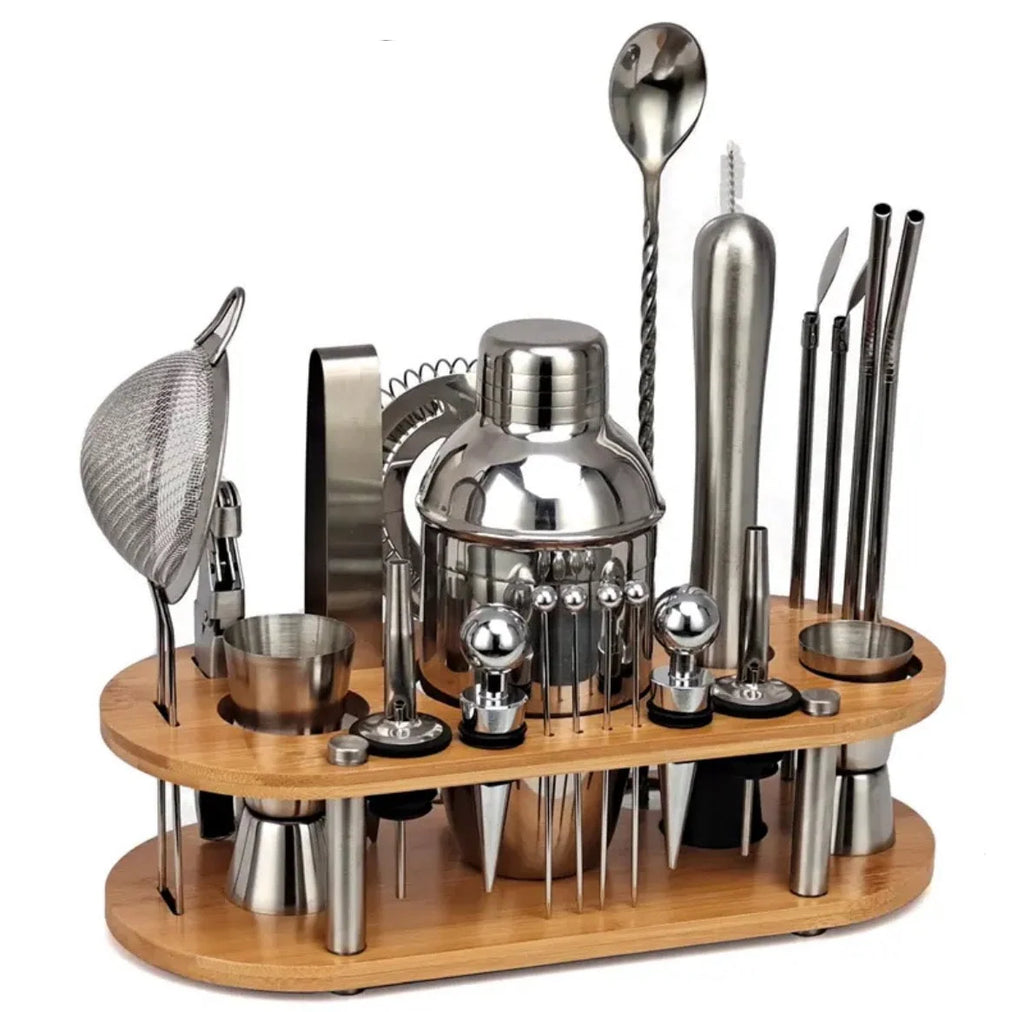 Bartender Set | Stainless Steel Cocktail Tools | Set of 23