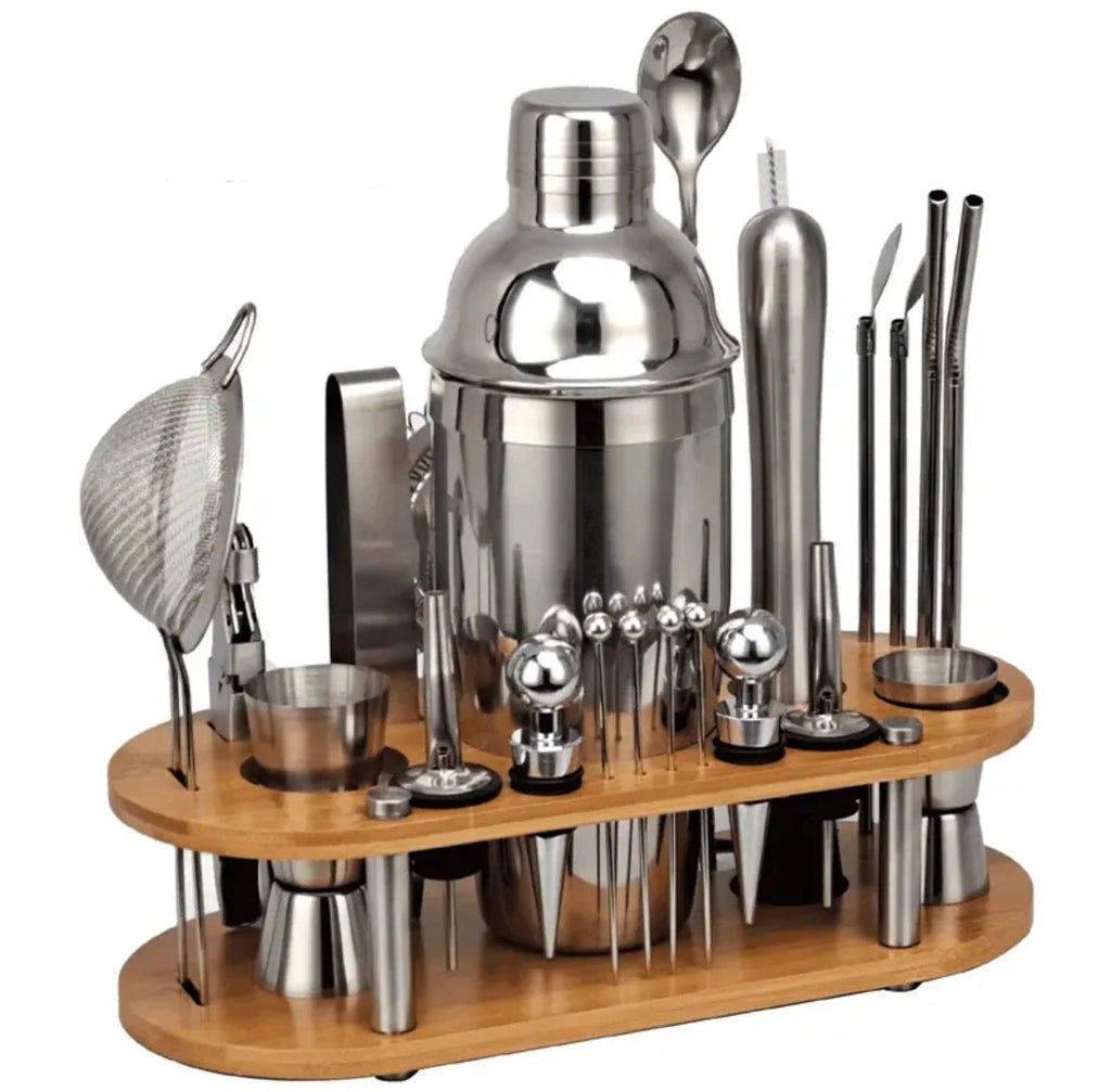 Bartender Set | Stainless Steel Cocktail Tools | Set of 23