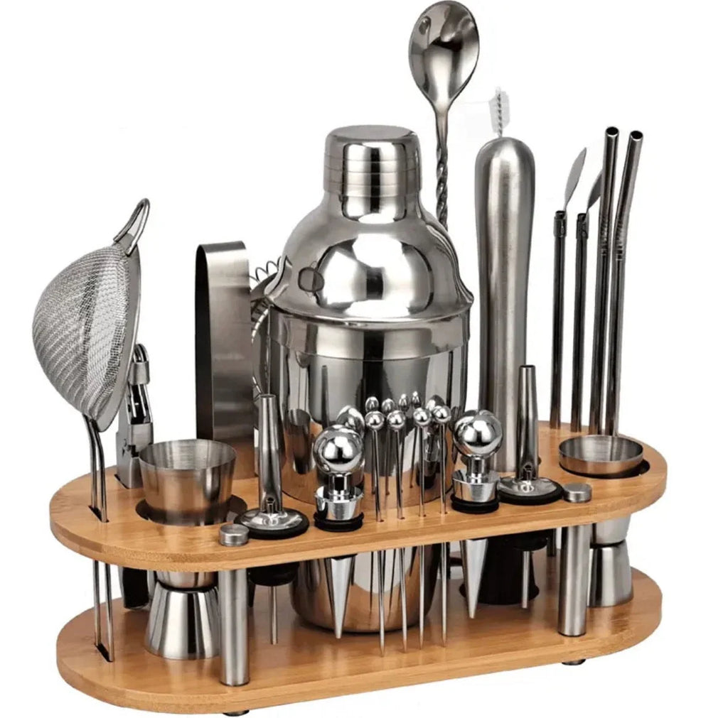 Bartender Set | Stainless Steel Cocktail Tools | Set of 23