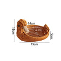 Basket | Duck-Shaped Woven | Decorative Storage