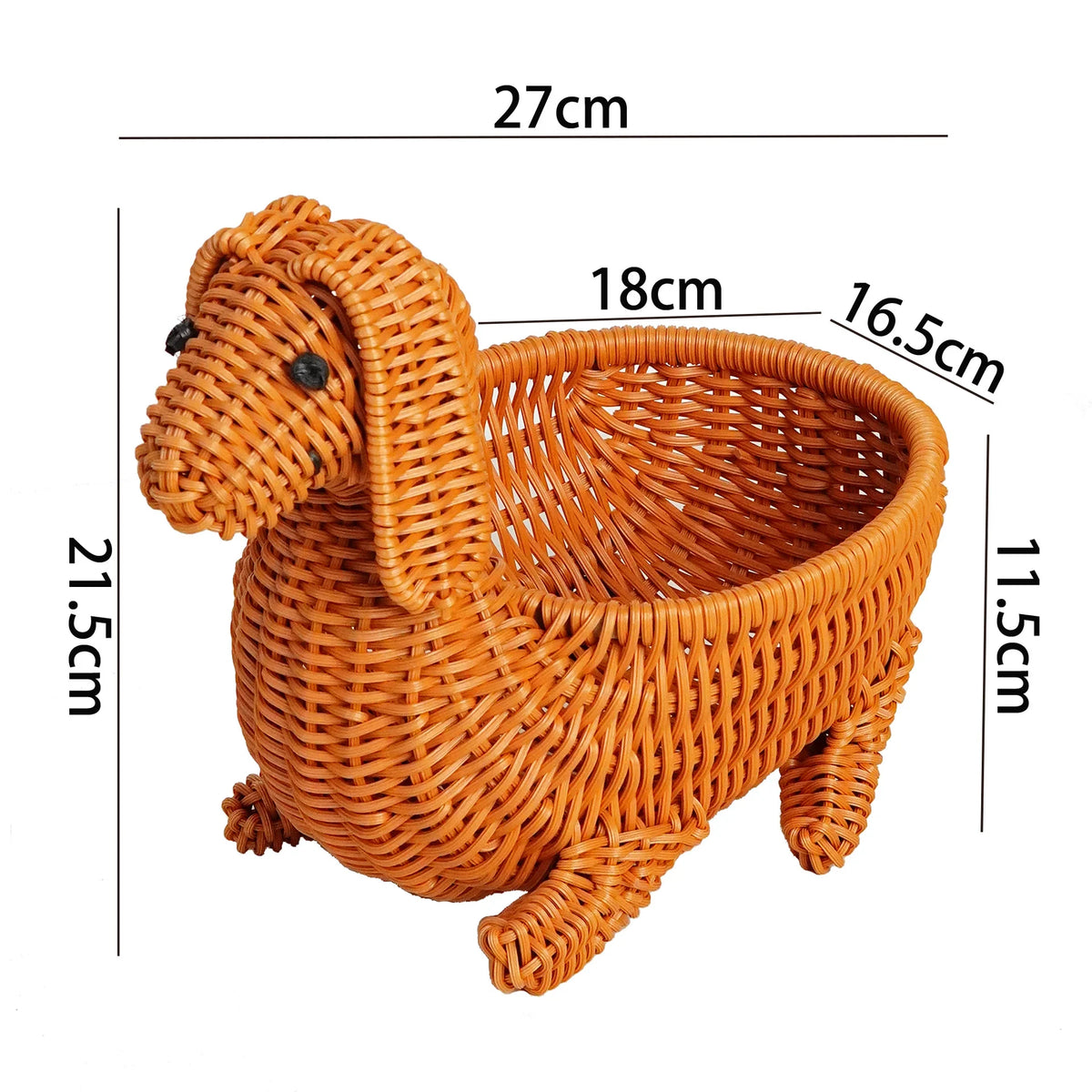 Basket | Duck-Shaped Woven | Decorative Storage