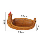 Basket | Duck-Shaped Woven | Decorative Storage