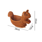 Basket | Duck-Shaped Woven | Decorative Storage