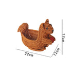 Basket | Duck-Shaped Woven | Decorative Storage