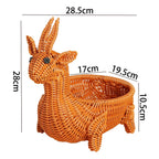 Basket | Duck-Shaped Woven | Decorative Storage