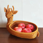 Basket | Duck-Shaped Woven | Decorative Storage