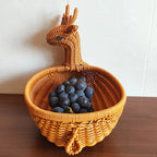 Basket | Duck-Shaped Woven | Decorative Storage
