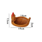Basket | Duck-Shaped Woven | Decorative Storage