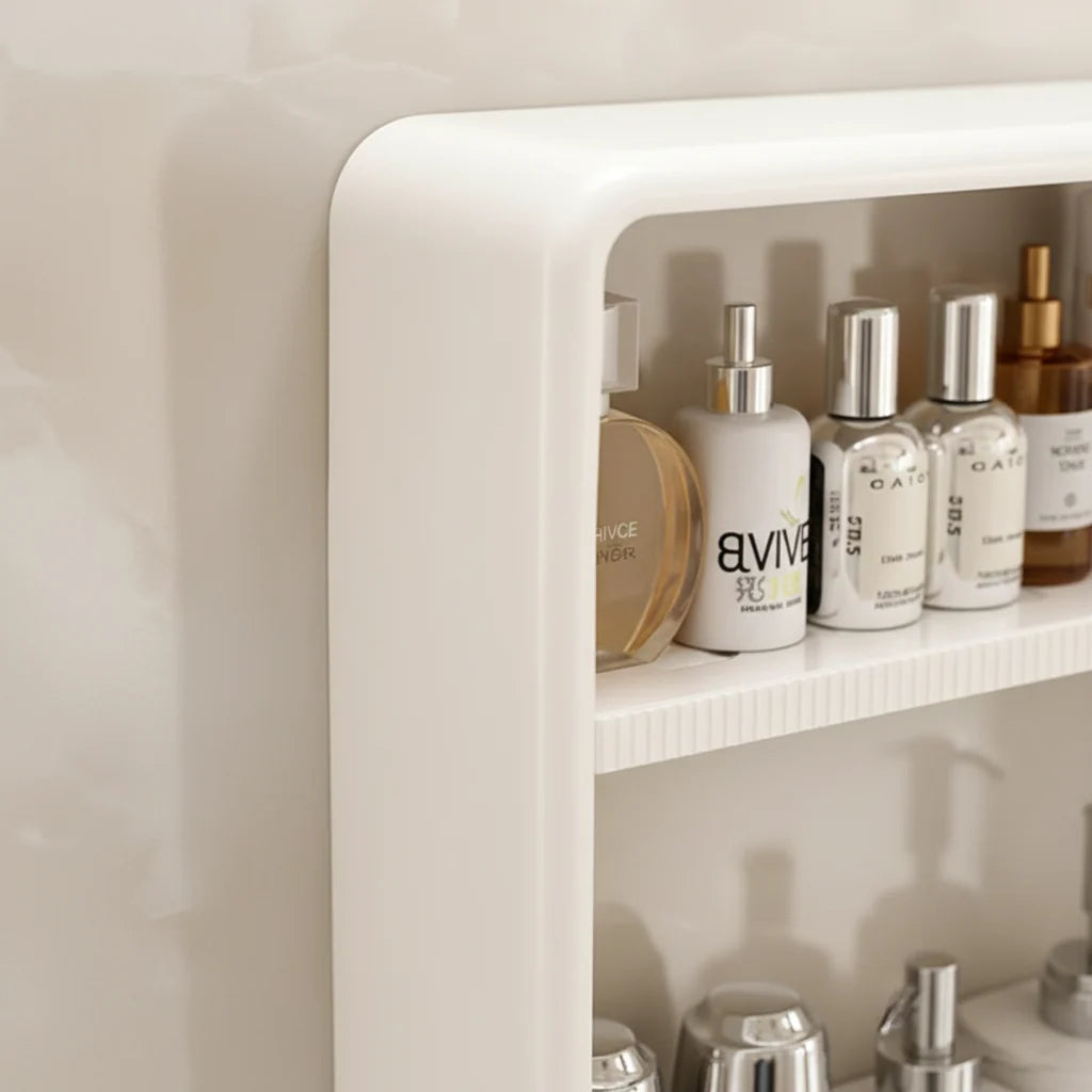 Bathroom Storage Shelf | No-Drill Adhesive Mount | Water-Resistant