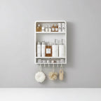 Bathroom Storage Shelf | No-Drill Adhesive Mount | Water-Resistant