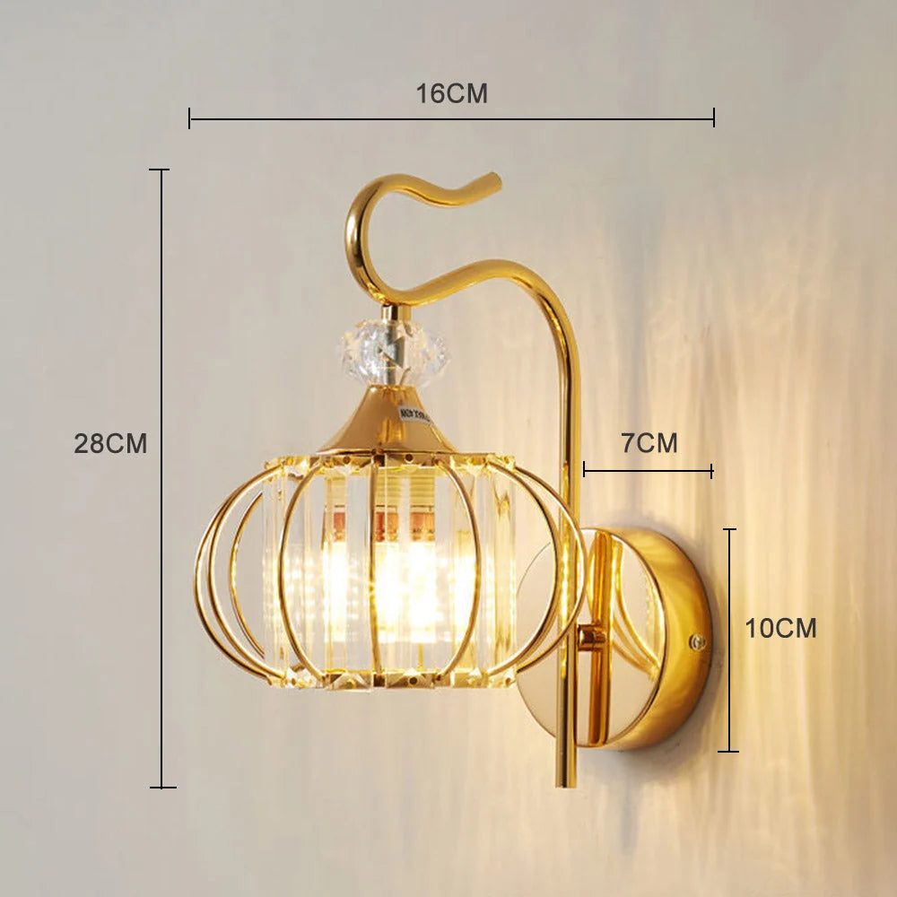 Bedside Lamp | Artistic Iron & Warm Ambient Light | 28 x 16 cm