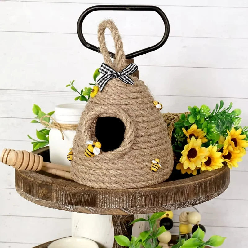 Beehive Decoration | Hanging & Mountable | Khaki