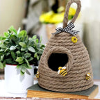 Beehive Decoration | Hanging & Mountable | Khaki