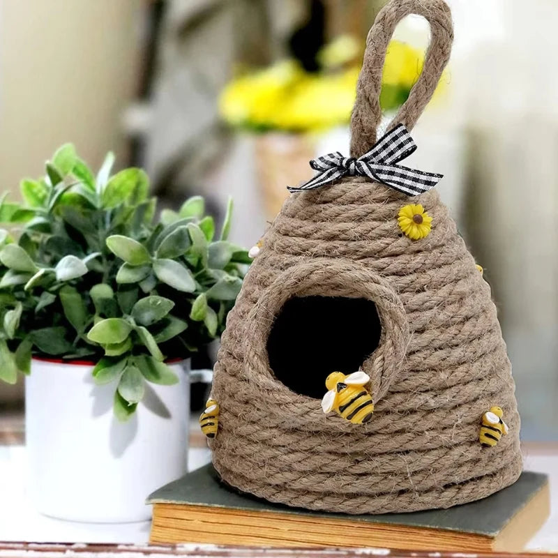Beehive Decoration | Hanging & Mountable | Khaki