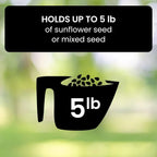 Bird Feeder | Squirrel-Proof Rotating Perch & Large Capacity | Hanging Mount