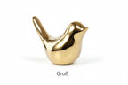 Bird Figurine | White Porcelain Decorative Accent