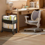 Book Cart | 2-Tier With Pen Holder & Swivel Wheels