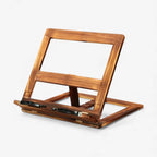 Book Stand | Adjustable Reading Angle & Portable Wood Design