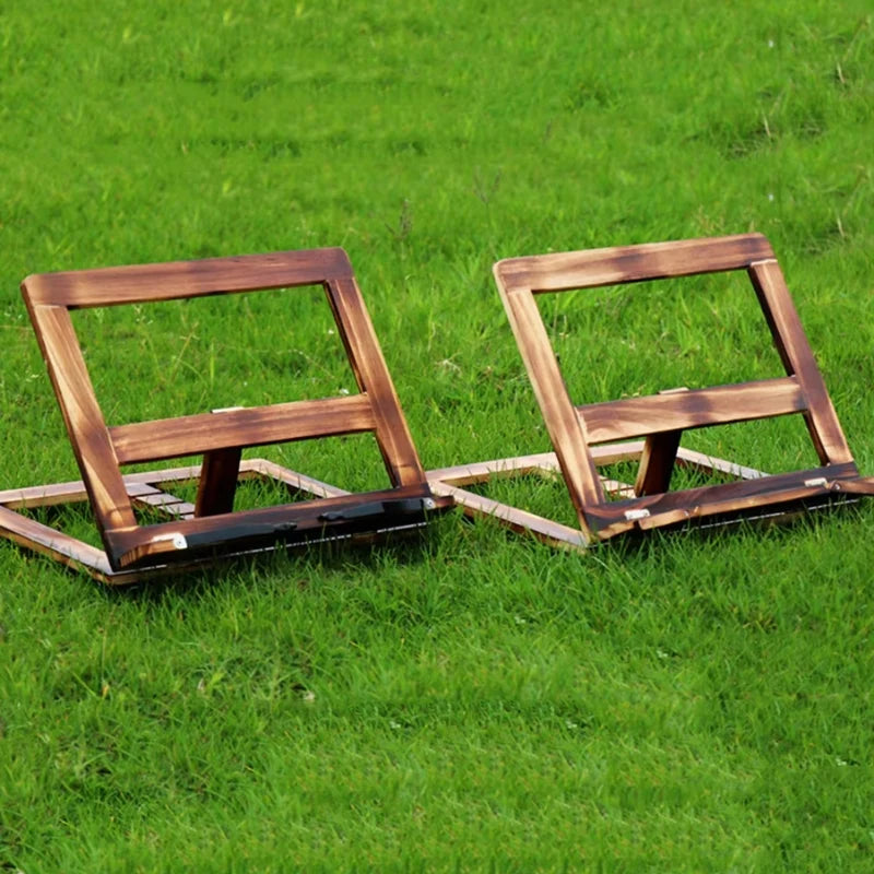 Book Stand | Adjustable Reading Angle & Portable Wood Design