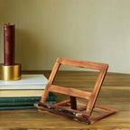 Book Stand | Adjustable Reading Angle & Portable Wood Design