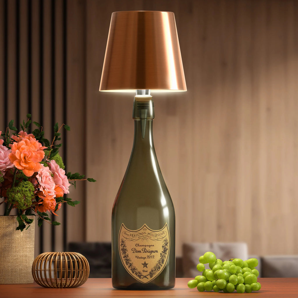 Bottle Lamp | Wireless & Rechargeable USB-C Warm 3000K | Universal Fit