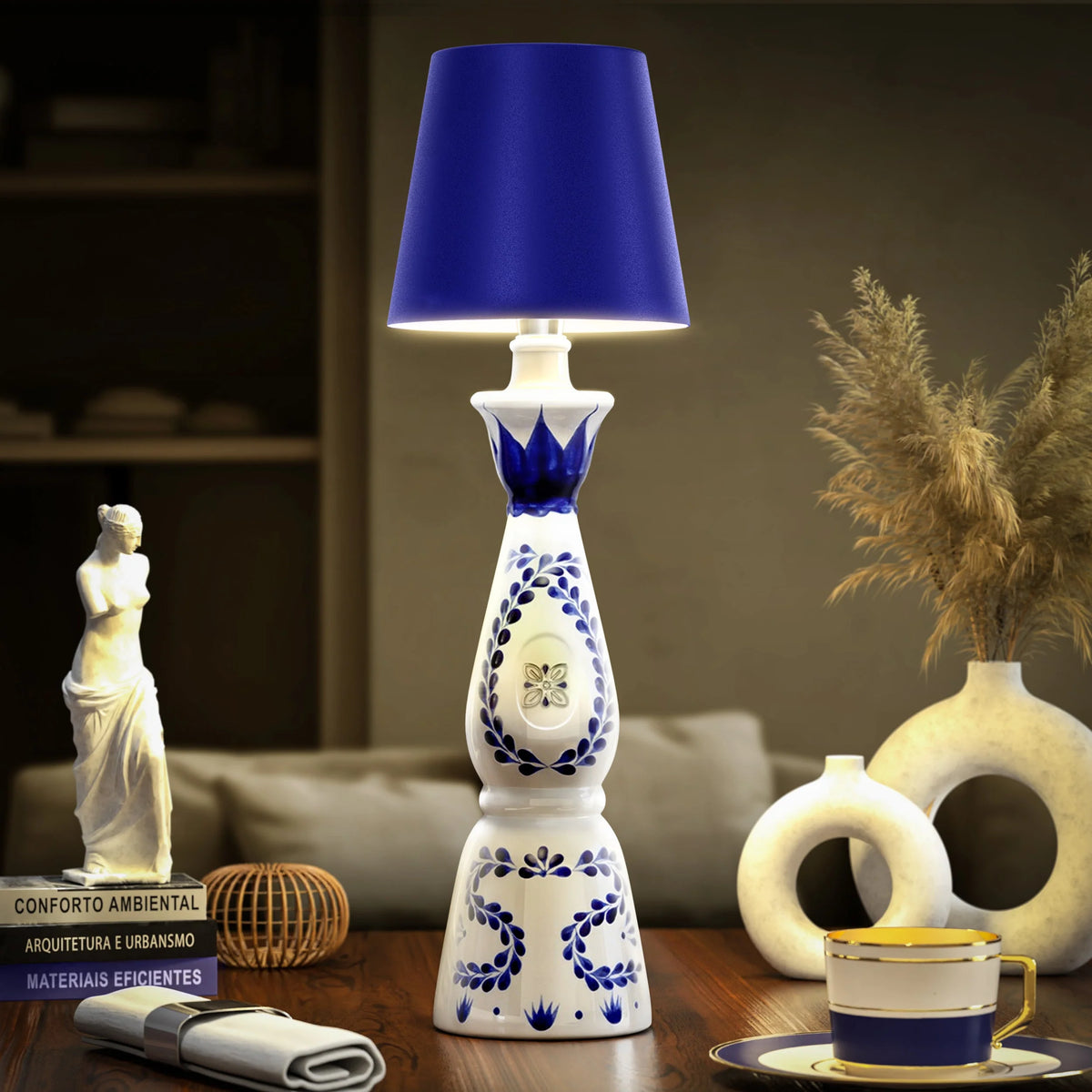 Bottle Lamp | Wireless & Rechargeable USB-C Warm 3000K | Universal Fit