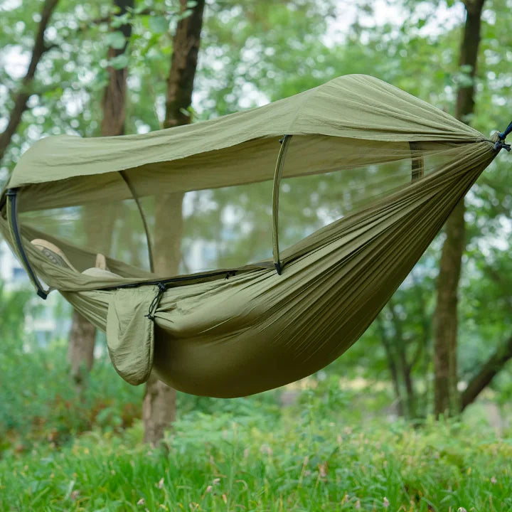 Camping Hammock | Mosquito Net & Sun Canopy | 260 x 140 cm