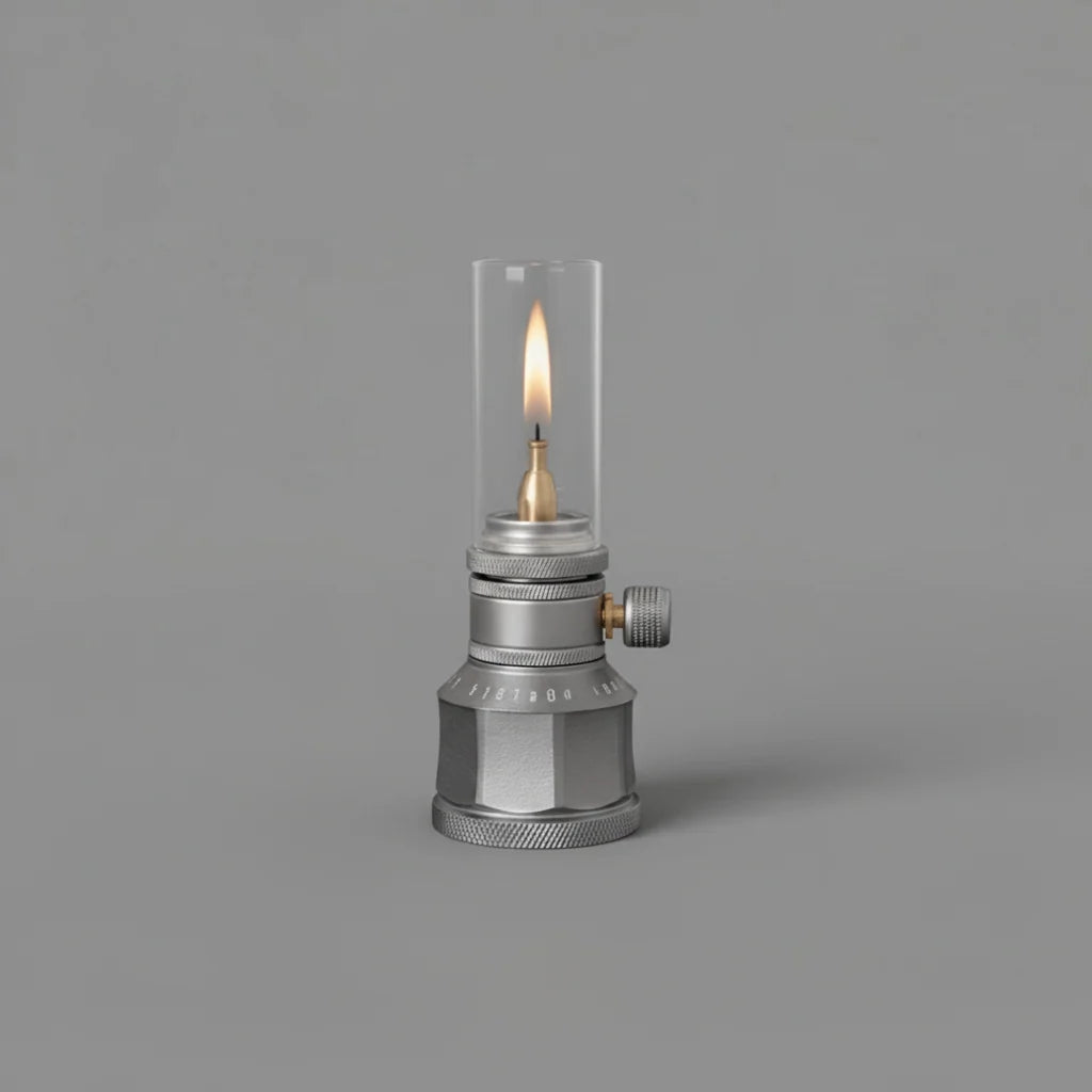 Camping Lamp | Butane-Powered Adjustable Flame & Wind-Resistant