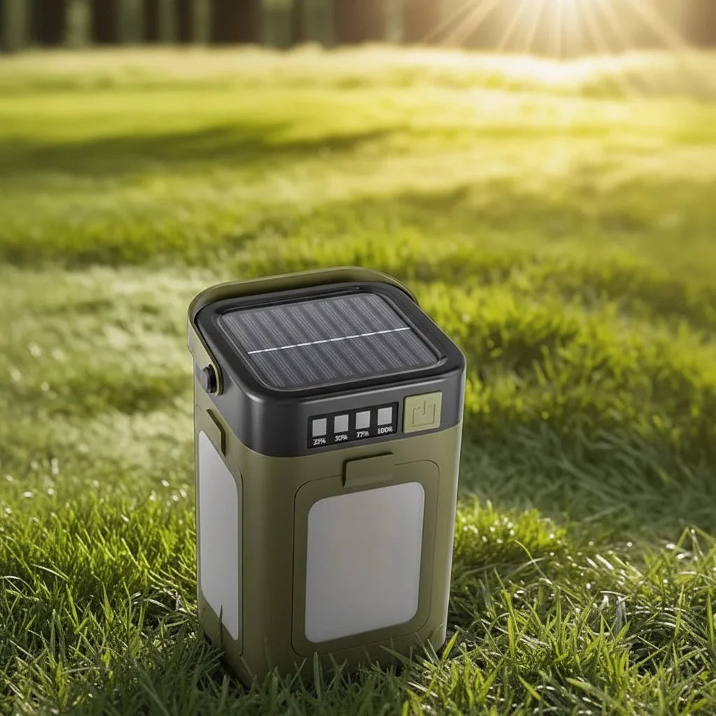 Camping Lantern | Solar-Powered 6-Mode Foldable LED